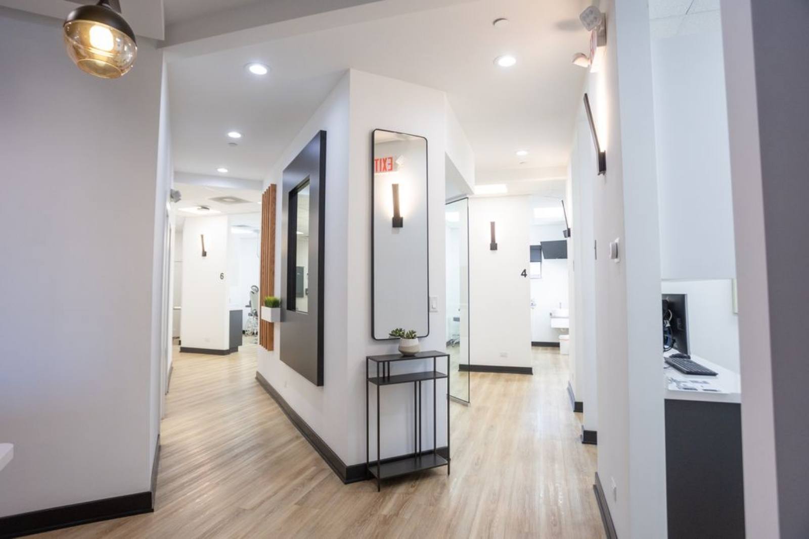 Waiting room of dental office in Schaumburg